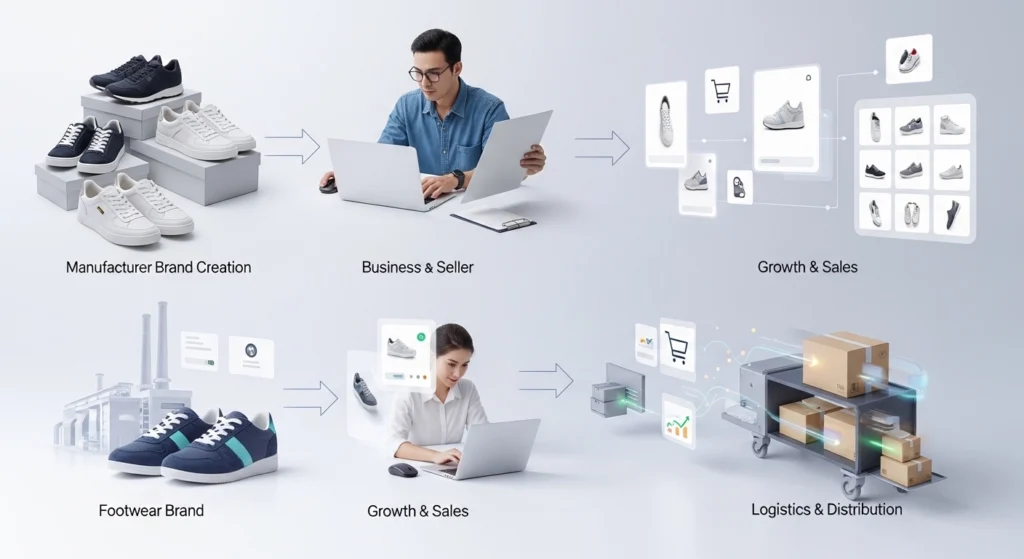 How to Launch Your Footwear Brand on Amazon and Flipkart: A Manufacturer’s Playbook